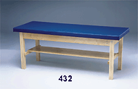 Treatment Table with Plain Shelf - Bailey Model 432